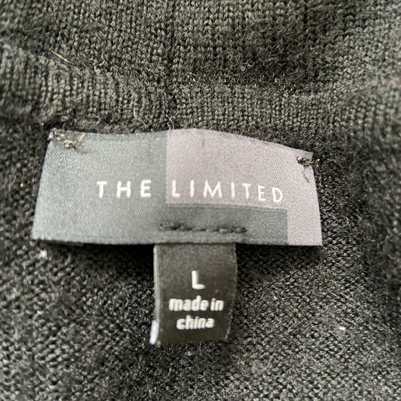 Limited Black Cowl Neck Sweater Dress MIDI Length,Size L - Picture 4 of 5